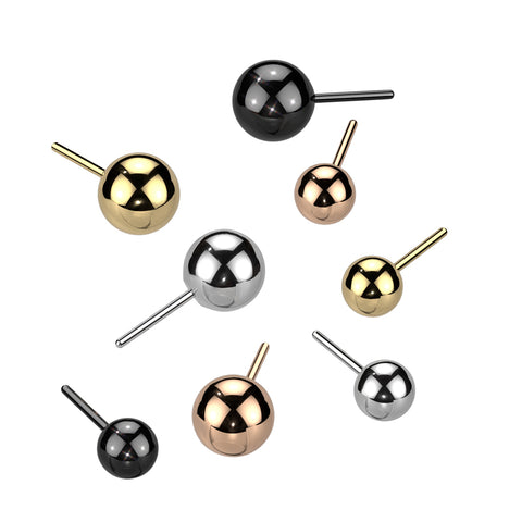 Nipple Barbell with 3 Swarovski Bezel Set Front Facing Flat Tops Gem