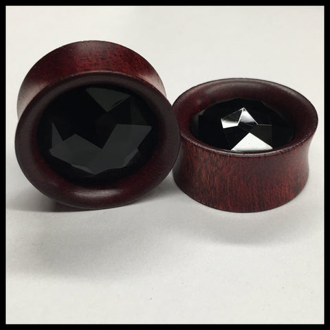 Ebony Flakes Teardrop Plugs (LIMITIED EDITION)