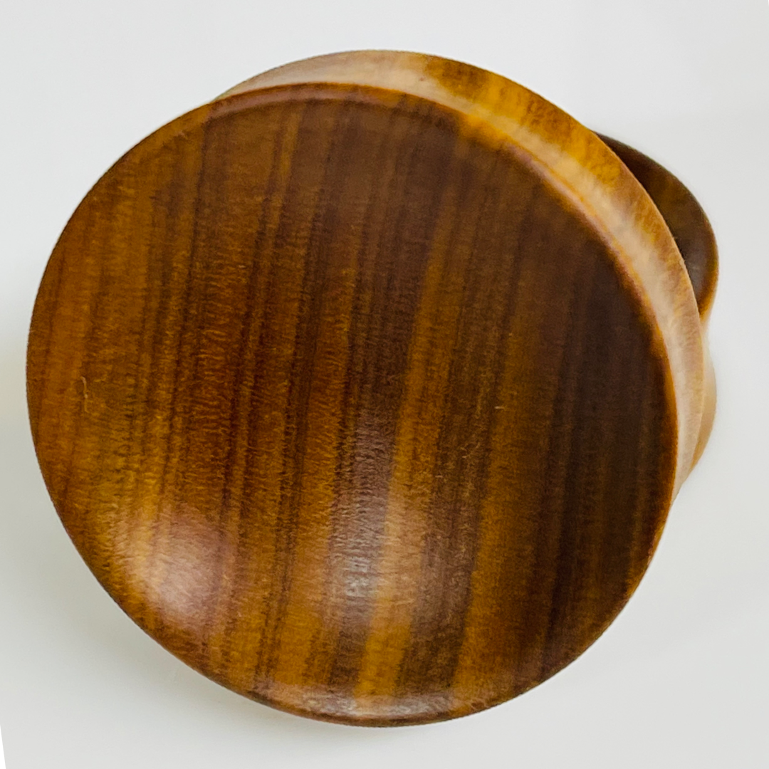Verawood Concave Round Plugs