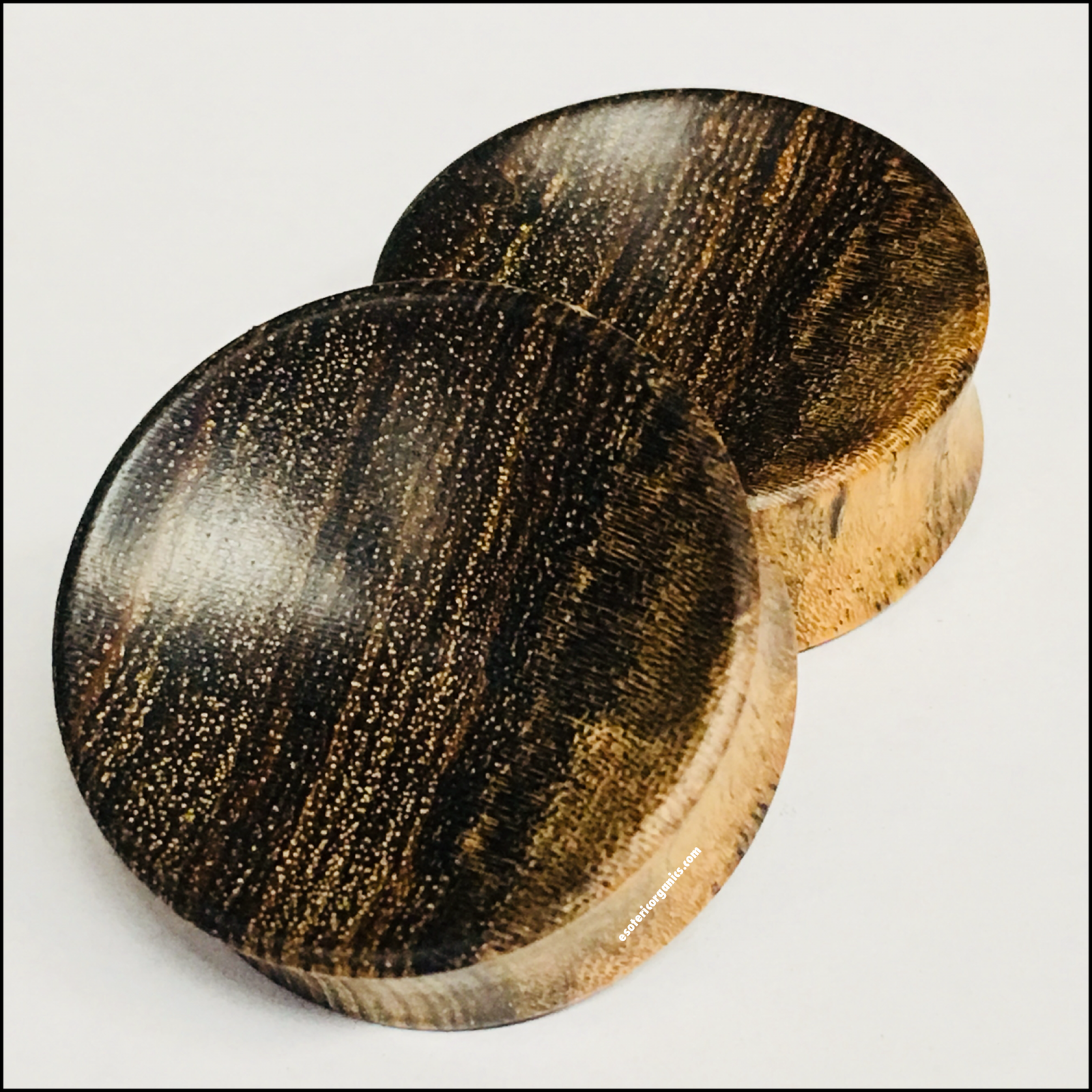 Bocote Concave Round Plugs