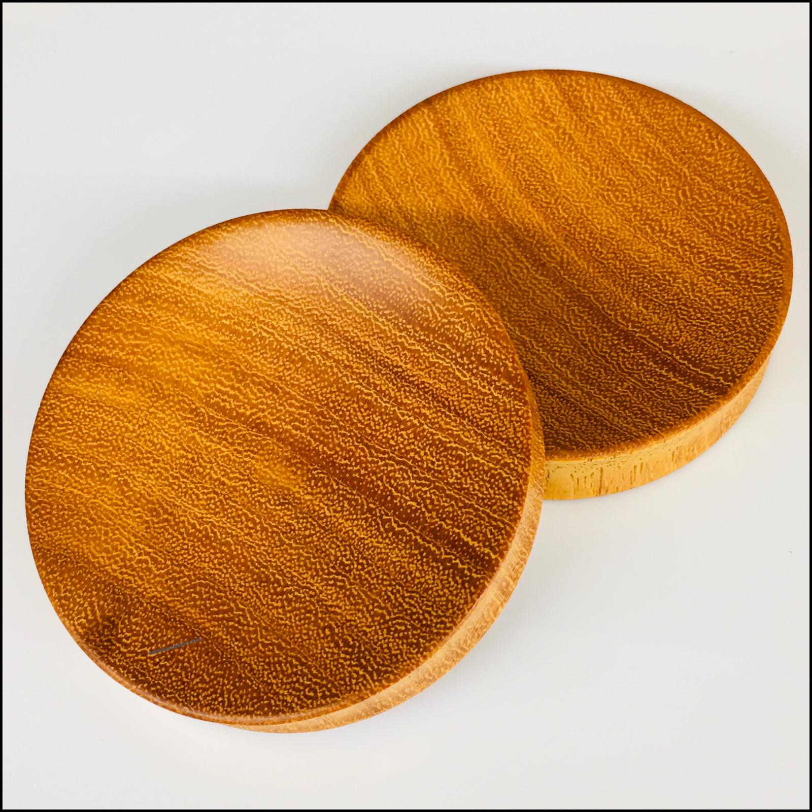 Osage Orange Concave Round Plugs