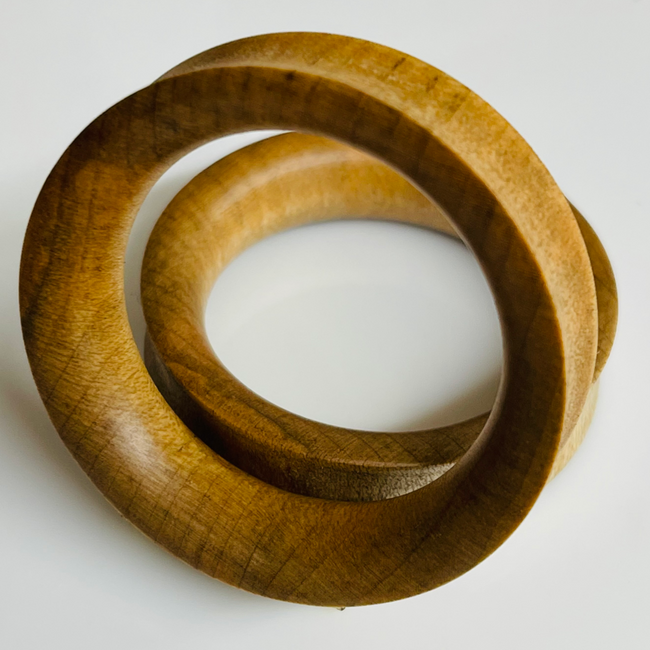 Maple Thin Tunnels Round Plugs