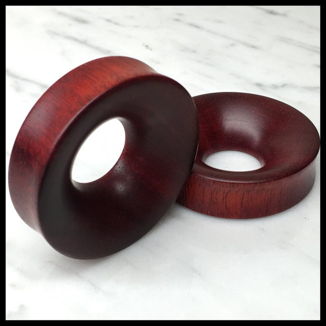 Bloodwood Thick Tunnels Round Plugs