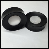 Ebony Mooneyes Solid Round Plugs