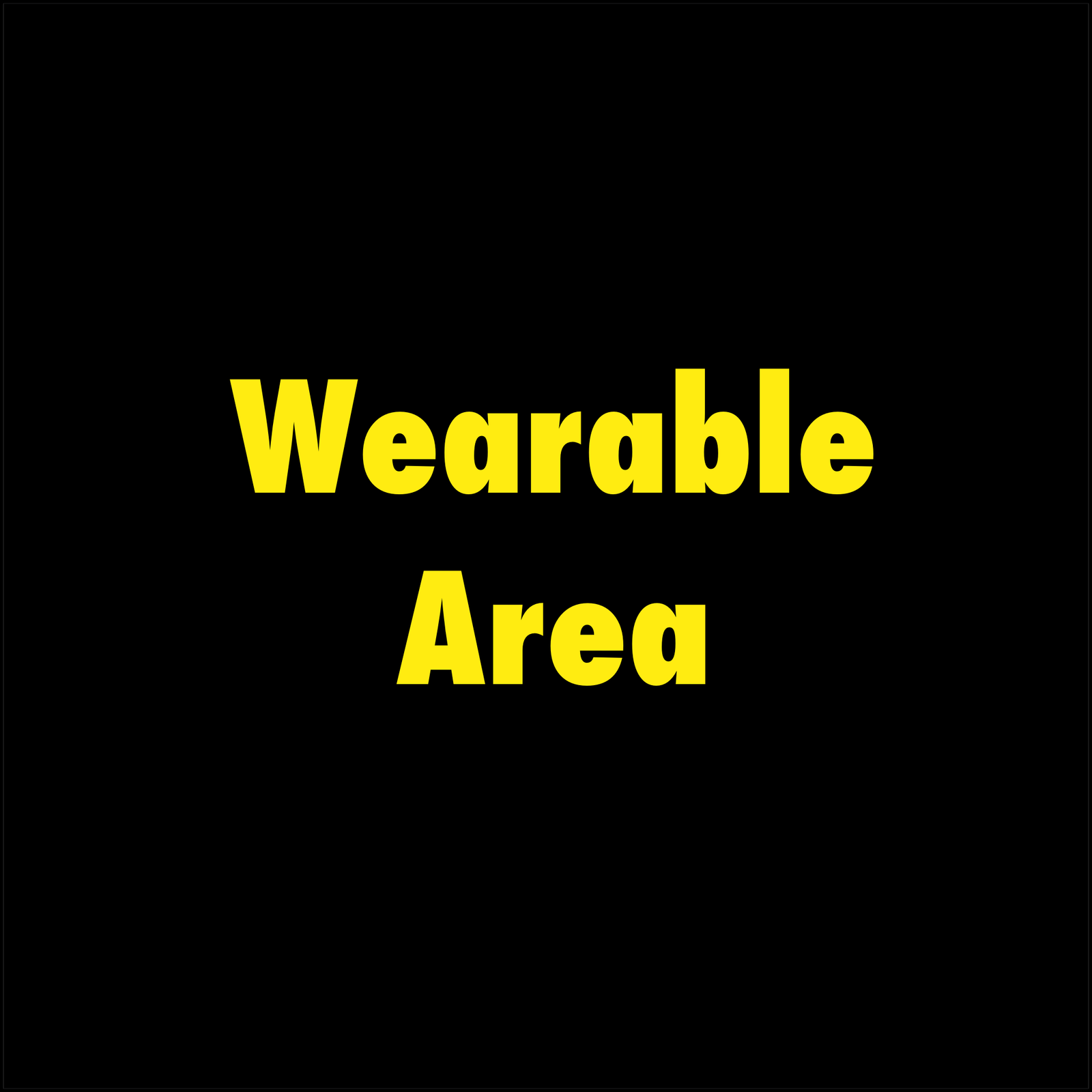 Wearable Width Area