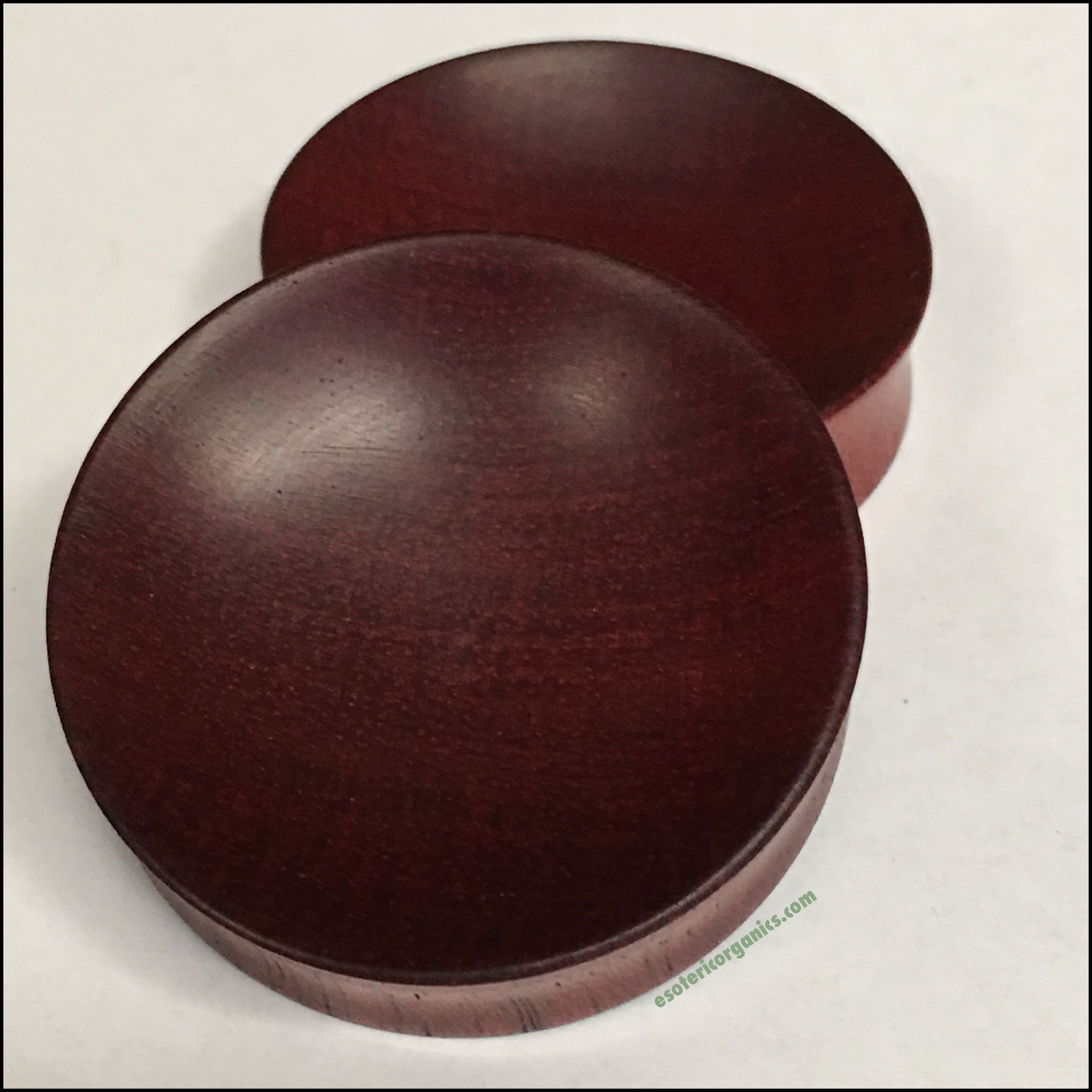 Bloodwood Concave Round Plugs
